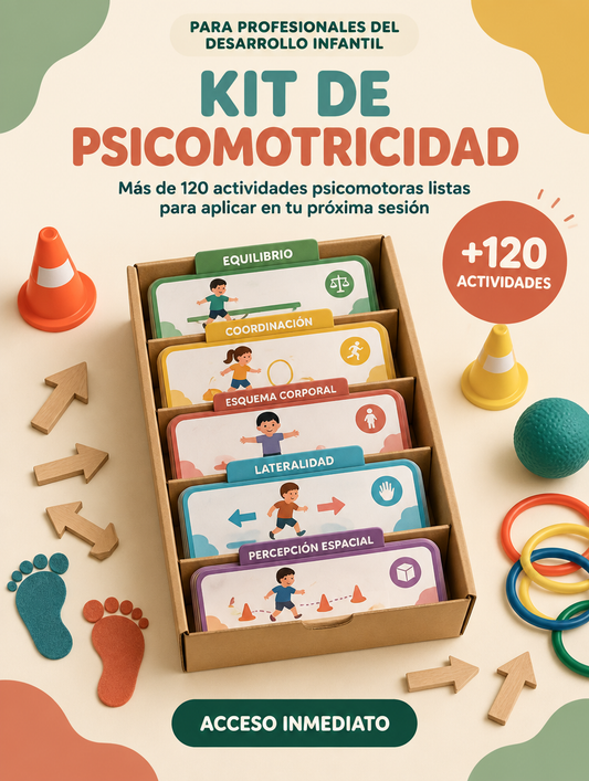 Más de 120 actividades psicomotoras listas para aplicar en tu próxima sesión